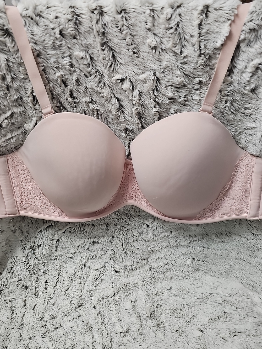 Cacique Everyday Padded Strapless Convertible Bra - Light Pink